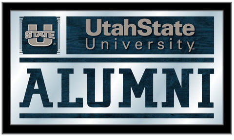 Utah State Aggies Holland Bar Stool Co. Alumni Mirror (26" x 15") - Sporting Up