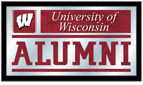 Wisconsin Badgers Holland Bar Stool Co. Alumni Mirror (26" x 15") - Sporting Up