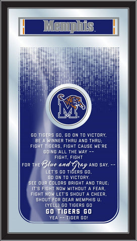 Shop Memphis Tigers Holland Bar Stool Co. Fight Song Mirror (26" x 15") - Sporting Up