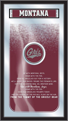 Montana Grizzlies Holland Bar Stool Co. Fight Song Mirror (26" x 15") - Sporting Up