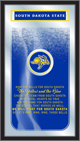 Shop South Dakota State Jackrabbits HBS Fight Song Mirror (26" x 15") - Sporting Up