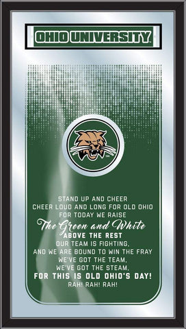 Shop Ohio Bobcats University Holland Bar Stool Co. Fight Song Mirror (26" x 15") - Sporting Up