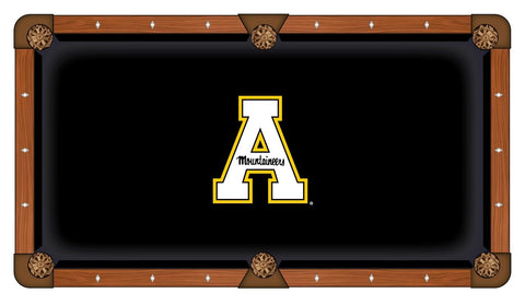Shop Appalachian State Mountaineers HBS Black Billiard Pool Table Cloth - Sporting Up