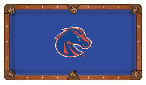 Shop Boise State Broncos HBS Blue with Orange Logo Billiard Pool Table Cloth - Sporting Up