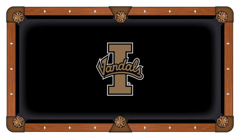 Shop Idaho Vandals HBS Black with Tan Logo Billiard Pool Table Cloth - Sporting Up