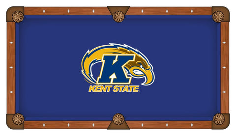 Kent State Golden Flashes Blue with Yellow Logo Billiard Pool Table Cloth - Sporting Up