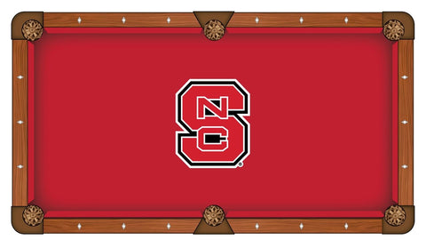 NC State Wolfpack HBS Red with White & Black Logo Billiard Pool Table Cloth - Sporting Up