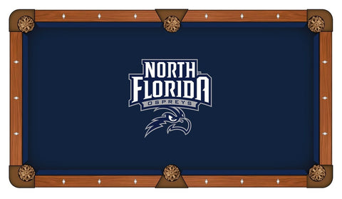 Shop UNF Ospreys HBS Navy with White Logo Billiard Pool Table Cloth - Sporting Up