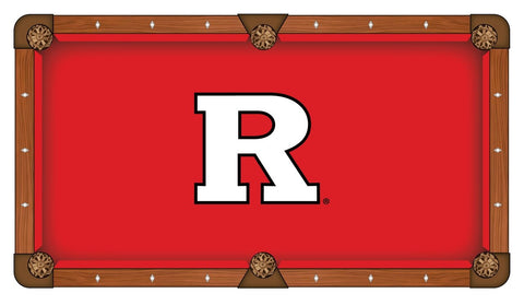 Shop Rutgers Scarlet Knights HBS Red with White Logo Billiard Pool Table Cloth - Sporting Up