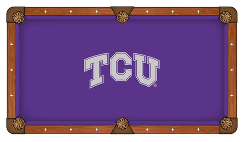 Shop TCU Horned Frogs HBS Purple with Gray Logo Billiard Pool Table Cloth - Sporting Up