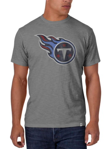 Shop Tennessee Titans 47 Brand Wolf Gray Soft Cotton Scrum T-Shirt - Sporting Up