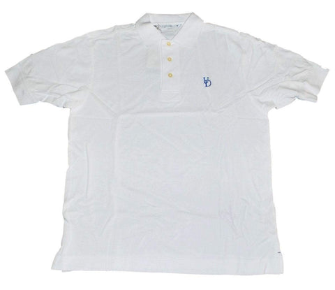 Shop Delaware Fightin' Blue Hens Cutter & Buck White Cotton Golf Polo Shirt - Sporting Up