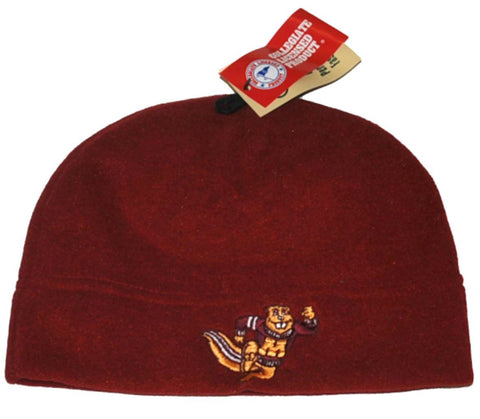Shop Minnesota Golden Gophers GII Embroidered Logo Maroon Fleece Cap Hat Beanie - Sporting Up