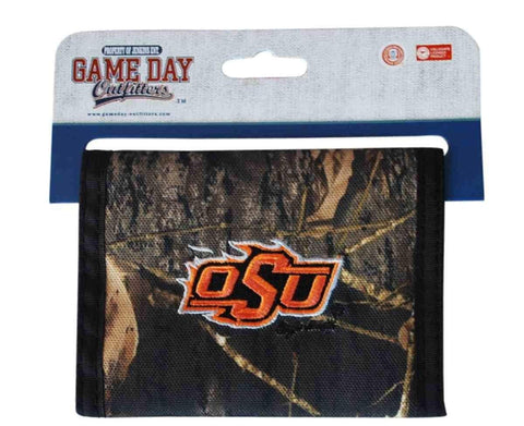Oklahoma State Cowboys Game Day Outfitters Mens Camo Wallet 4.9" x 3.5" - Sporting Up
