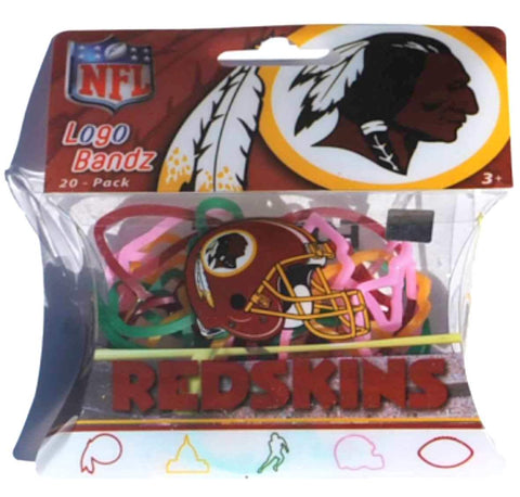Washington Redskins NFL Forever Collectibles YOUTH Silly Logo Bandz (20 Pack) - Sporting Up