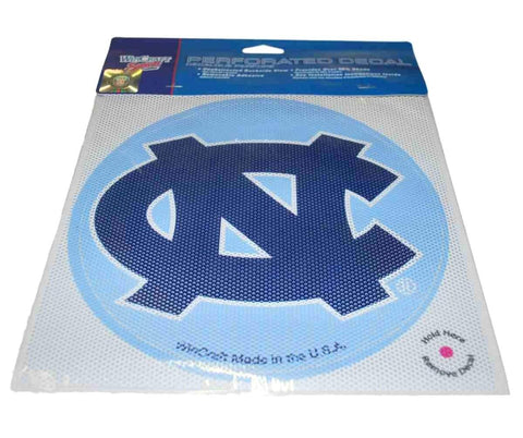 North Carolina Tar Heels WinCraft Blue Removable Adhesive Perforated Decal - Sporting Up