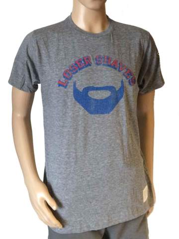 New York Rangers Retro Brand Gray Loser Shaves Beard T-Shirt - Sporting Up
