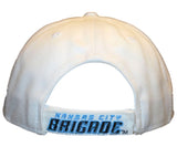 Kansas City Brigade Drew Pearson White Adjustable Strap Hat Cap - Sporting Up