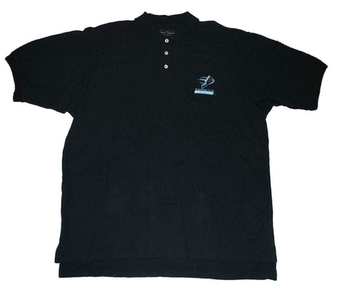 Kansas City Brigade Chase Edward Black 3 Button Cotton Polo Golf T-Shirt - Sporting Up