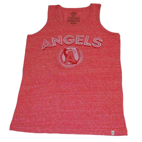 Anaheim Angels 47 Brand Men's Red Retro Logo Tri-Blend Sleeveless Tank Top (M) - Sporting Up