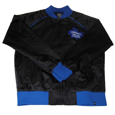 Shop Toronto Maple Leafs 47 Brand Black Slick Performance Zip Up Jacket (M) - Sporting Up