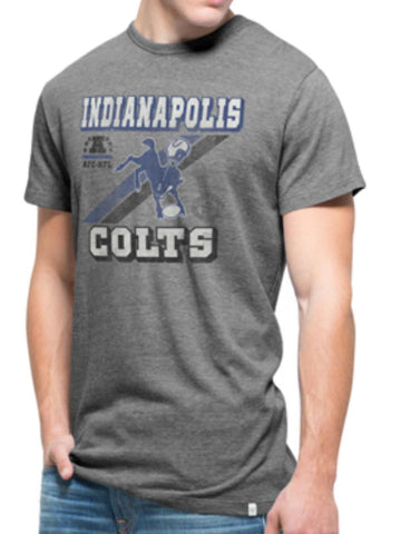 Indianapolis Colts 47 Brand Gray Legacy Tri-State Vintage Triblend T-Shirt - Sporting Up