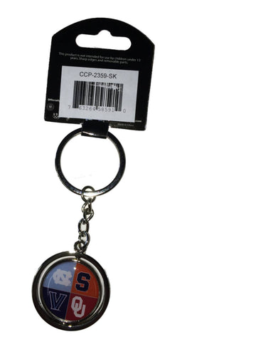 2016 Final Four Houston Texas Four Team Aminco Spinning Key Ring Keychain - Sporting Up