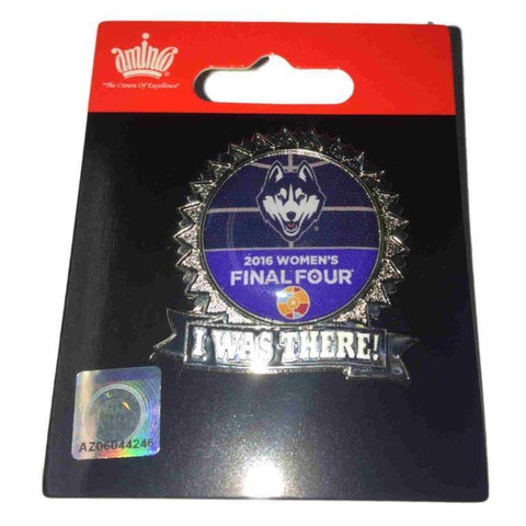 Shop UCONN Connecticut Huskies 2016 NCAA Final Four "I Was There" Collectible Pin - Sporting Up