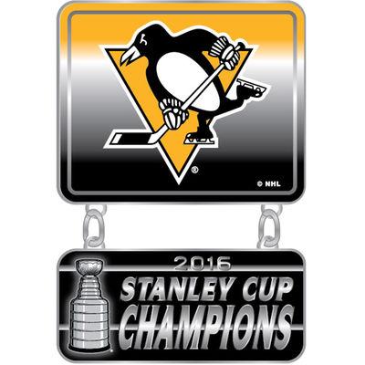 Pittsburgh Penguins 2016 Stanley Cup Champions Collectible Dangler Lapel Pin - Sporting Up