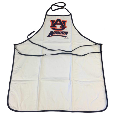 Auburn Tigers McArthur Sports White Navy Orange BBQ Tailgating Cooking Fan Apron - Sporting Up