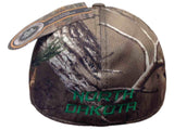 North Dakota Fighting Hawks Realtree Camo Performance Memory Flexfit Hat Cap - Sporting Up