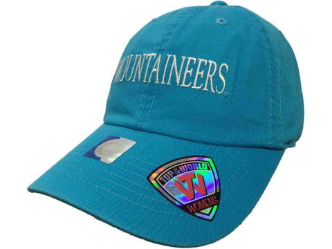 West Virginia Mountaineers TOW WOMEN Lagoon Blue Seaside Adjustable Hat Cap - Sporting Up
