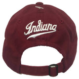 Indiana Hoosiers TOW WOMEN Dark Red Flair Bling Adjustable Strap Slouch Hat Cap - Sporting Up