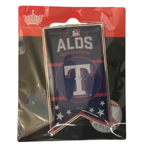 Shop Texas Rangers 2016 MLB Postseason ALDS Banner Metal Lapel Pin - Sporting Up