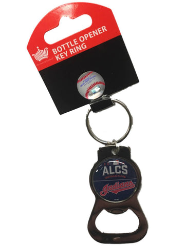 Shop Cleveland Indians 2016 MLB Postseason ALCS Metal Bottle Opener Keychain - Sporting Up