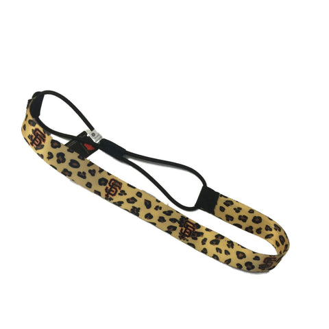 Shop San Francisco Giants Aminco Womens Cheetah Print Stretchable Headband - Sporting Up