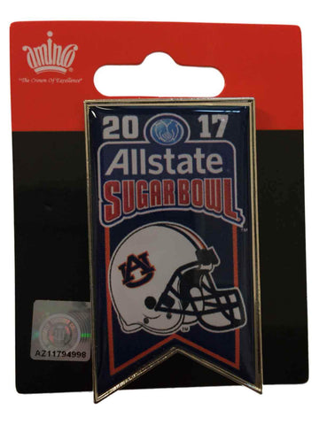 Auburn Tigers 2017 AllState Sugar Bowl Helmet Banner Collectible Metal Pin - Sporting Up