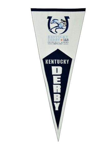 Shop 2017 Kentucky Derby Churchill Downs Horse Racing Traditions Wool Pennant - Sporting Up