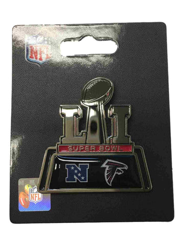 Shop Atlanta Falcons 2017 Super Bowl LI 51 Trophy Logo Aminco Metal Lapel Pin - Sporting Up