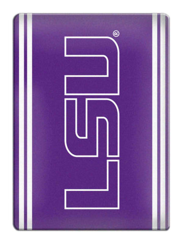 LSU Tigers NCAA Boelter Brands Purple & White Ceramic Refrigerator Magnet - Sporting Up