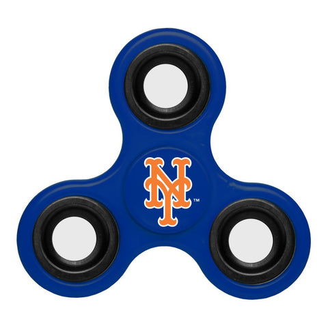 New York Mets MLB Blue Three Way Diztracto Fidget Hand Spinner - Sporting Up