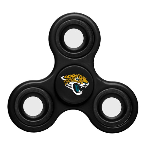 Shop Jacksonville Jaguars NFL Black Three Way Diztracto Fidget Hand Spinner - Sporting Up