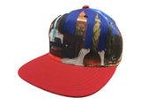 Mitchell & Ness City Scape Multi-Color Adjustable Snapback Flat Bill Hat Cap - Sporting Up