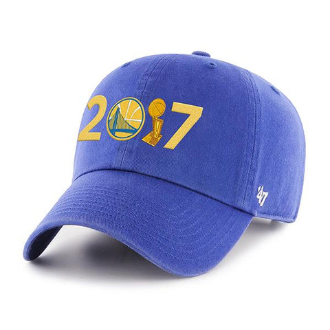 Golden State Warriors 47 Brand 2017  Finals Champions "2017" Trophy Hat Cap - Sporting Up
