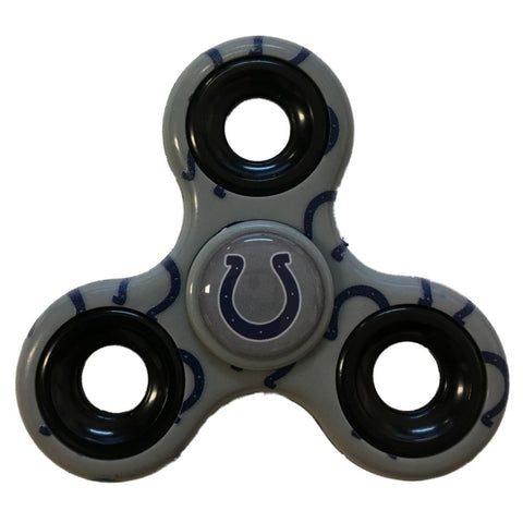 Shop Indianapolis Colts NFL Gray Multi-Logo Three Way Diztracto Fidget Hand Spinner - Sporting Up