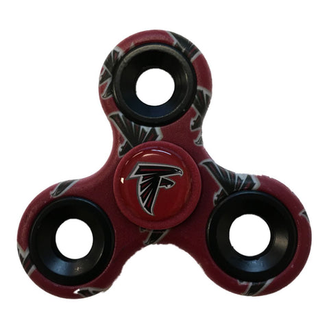 Atlanta Falcons NFL Red Multi-Logo Three Way Diztracto Fidget Hand Spinner - Sporting Up