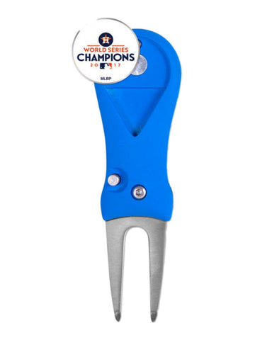 Houston Astros 2017 World Series Champions Golf Spring Action Divot Tool - Sporting Up
