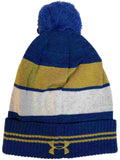 UCLA Bruins Under Armour Powder Keg Blue Sideline Pom Pom Beanie Hat Cap - Sporting Up