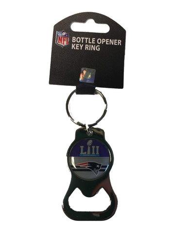 Shop New England Patriots 2018 Super Bowl 52 LII Aminco Bottle Opener Keychain - Sporting Up