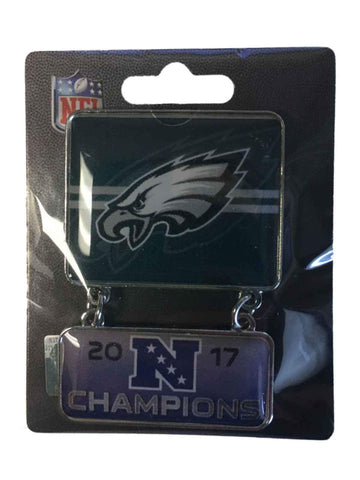Philadelphia Eagles 2017 NFC Champions Aminco Metal Dangler Lapel Pin - Sporting Up